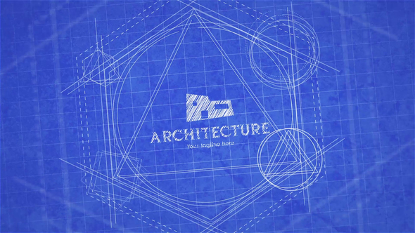 Architectural Sketch Logo Reveal Animation For Hive Logo With