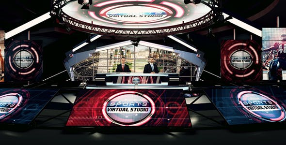 virtual studio tv set after effects template free download
