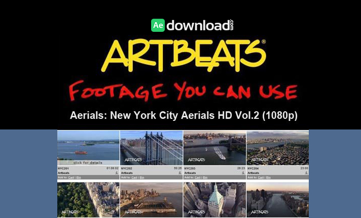 ARTBEATS - AERIALS NEW YORK CITY AERIALS VOL.2 HD (1080P)1