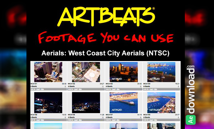 ARTBEATS - AERIALS WEST COAST CITY AERIALS (NTSC)