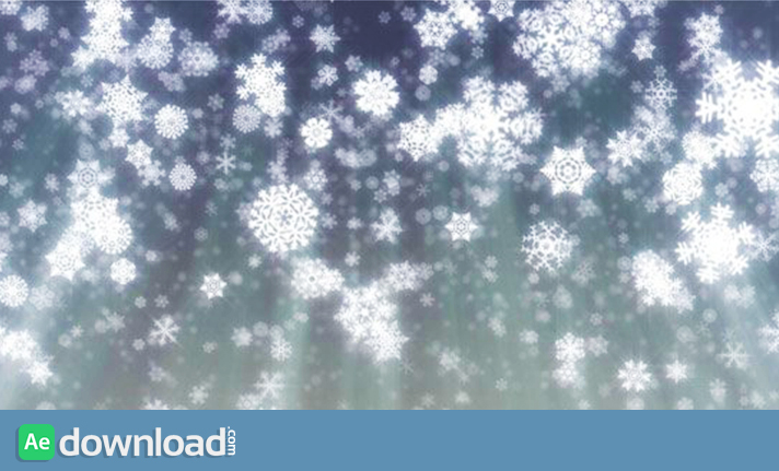 Snowflake Overlay Stock Video Footage for Free Download