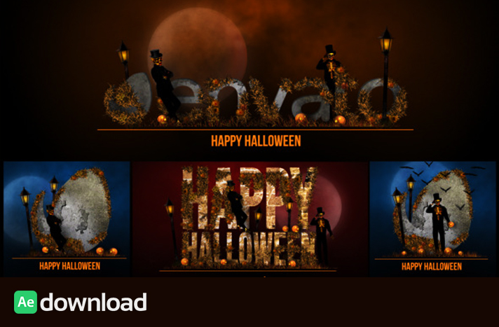 Halloween Bumper videohive free download project template free download