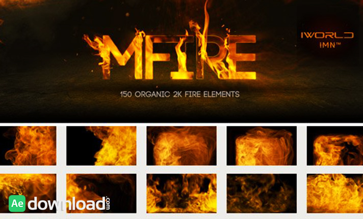 MOTIONVFX MFIRE - 150 ORGANIC 2K FIRE ELEMENTS free download