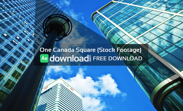 One Canada Square (Stock Footage)