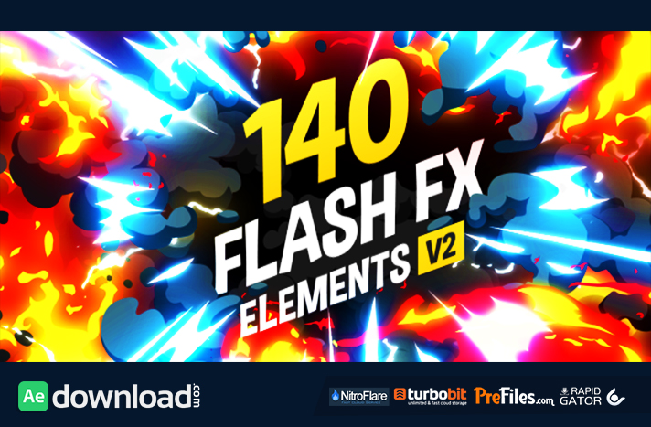 140 Flash FX Elements Free Download After Effects Templates