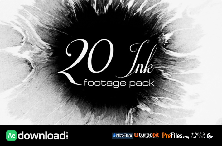 20 Ink footage pack (Stock Footage) Free Download After Effects Templates