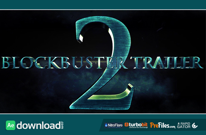 blockbuster trailer 12 after effects template free download