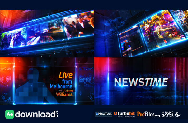 Broadcast News Package Free Download After Effects Templates