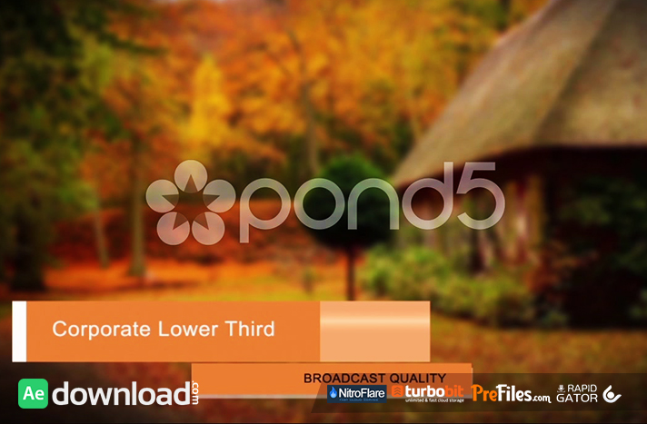 CORPORATE LOWER THIRD PACK Free Download After Effects Templates