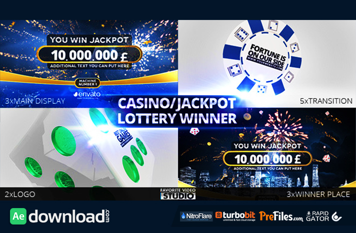 Casino Jackpot Lottery Winner Free Download After Effects Templates