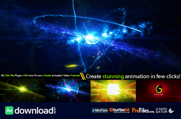 Cinematic Space Particles Explosion Logo Intro Free Download After Effects Templates