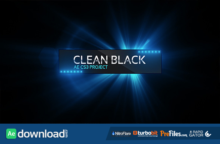 Clean Black Presentation Free Download After Effects Templates