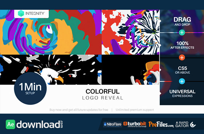Colorful Logo Reveal Free Download After Effects Templates