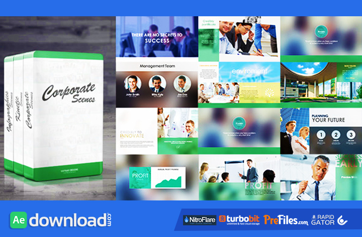 Corporate Package 3 in 1Free Download After Effects Templates