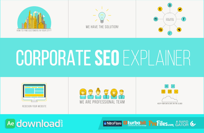Corporate SEO Explainer Free Download After Effects Templates