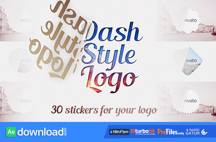 Dash Style Logo Free Download After Effects Templates