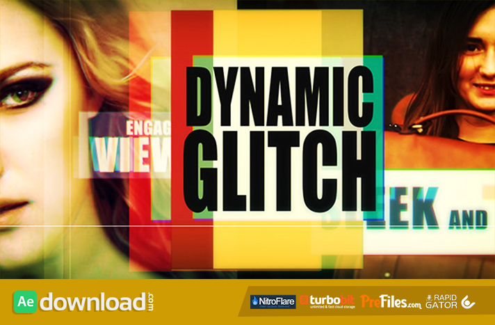 Dynamic Glitch Free Download After Effects Templates