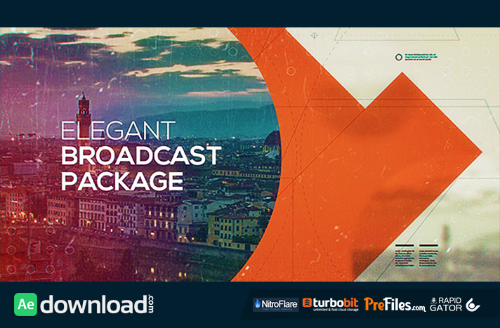 free download after effects template broadcast news package