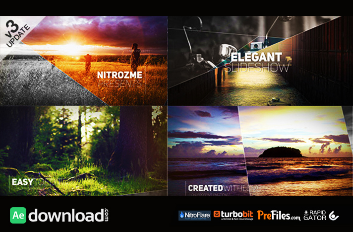 Elegant Slideshow Free Download After Effects Templates