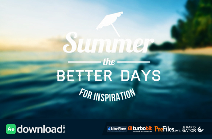 Epic Summer Days Opener Free Download After Effects Templates