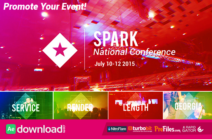 Event and Conference Promo Free Download After Effects Templates