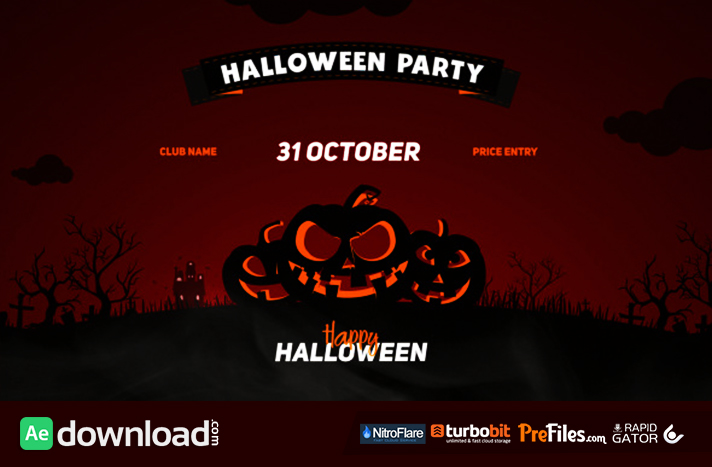 Halloween Party Opener Free Download After Effects Templates