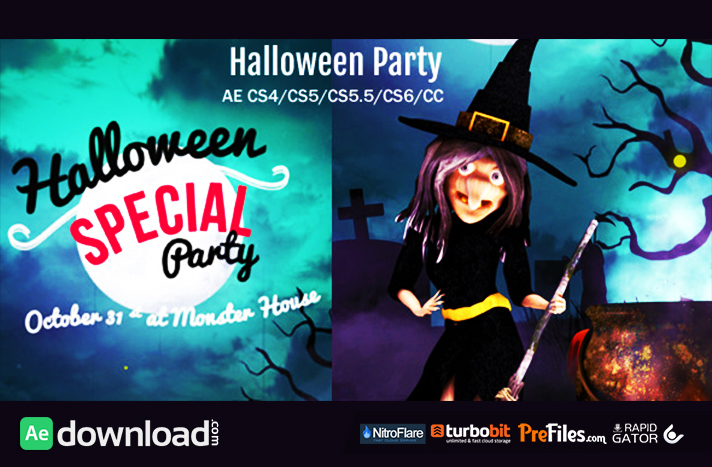 Halloween Party Wish Free Download After Effects Templates