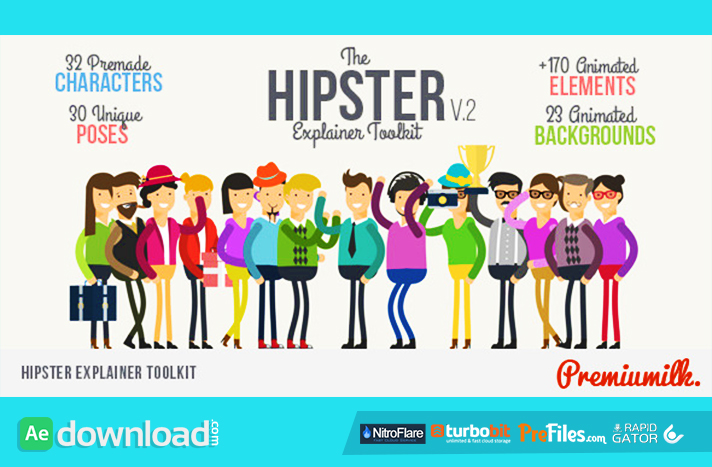 Hipster Explainer Toolkit Free Download After Effects Templates