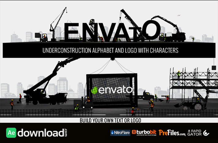 Logo Constructor-Alphabet Builder With Characters Free Download After Effects Templates