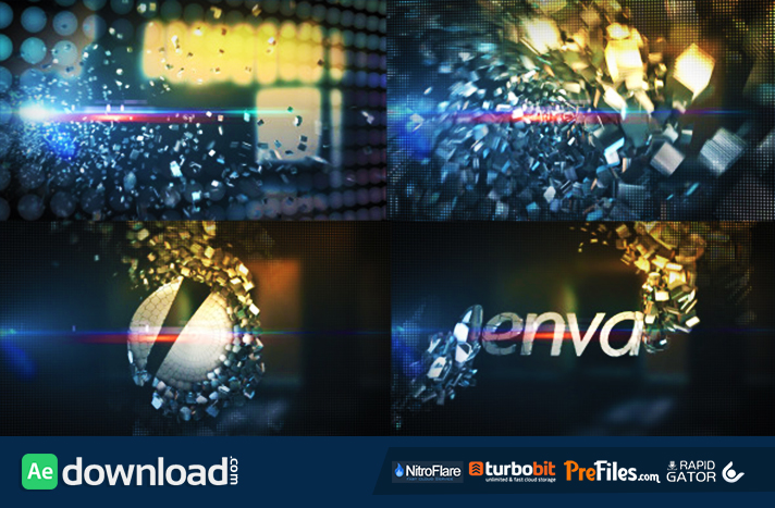Metallic Crystal Logo Text Reveal Free Download After Effects Templates