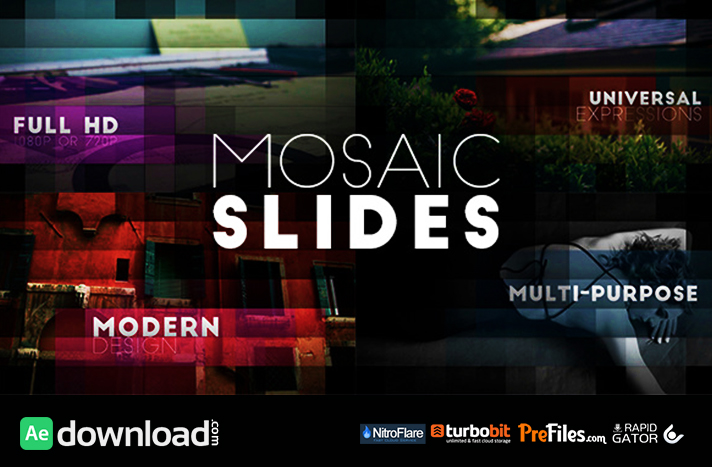Mosaic Slides Free Download After Effects Templates