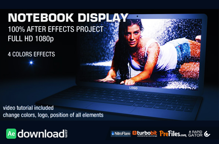 NOTEBOOK DISPLAY Free Download After Effects Templates