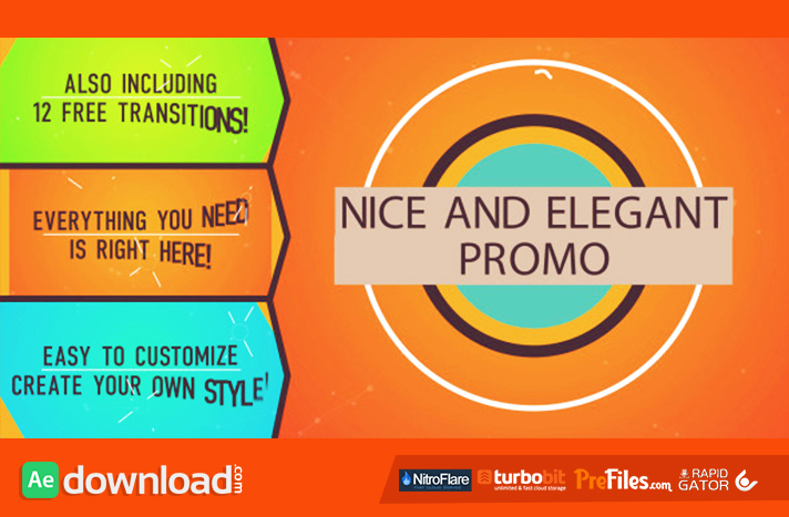 Nice and Elegant Promo Free Download After Effects Templates