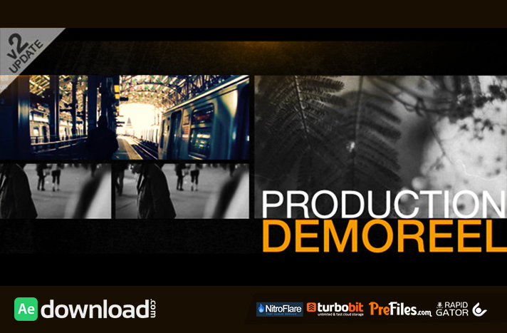 Production Demo Reel Free Download After Effects Templates