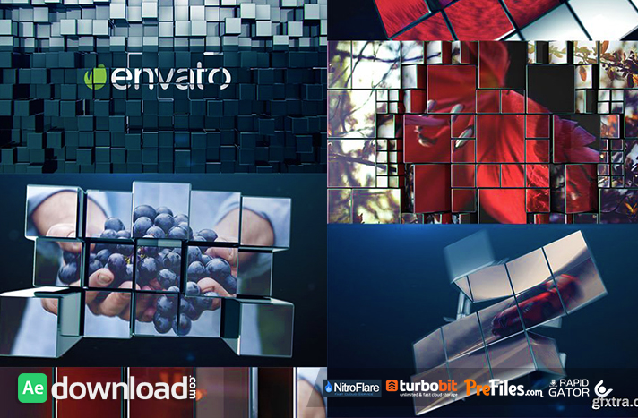 VIDEOHIVE 3D DYNAMIC CUBES PROMO Free Download After Effects Templates