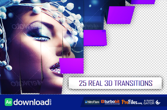25 3D Transitions Pack