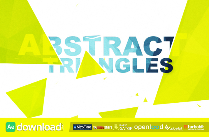 Abstract Triangles Logo Reveal free download
