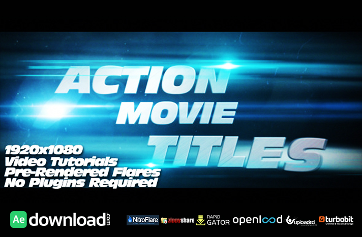 Action Movie Titles free download (videohive template)