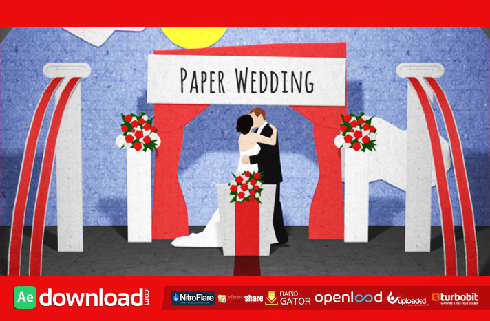 Paper Wedding Opening free download (videohive template)