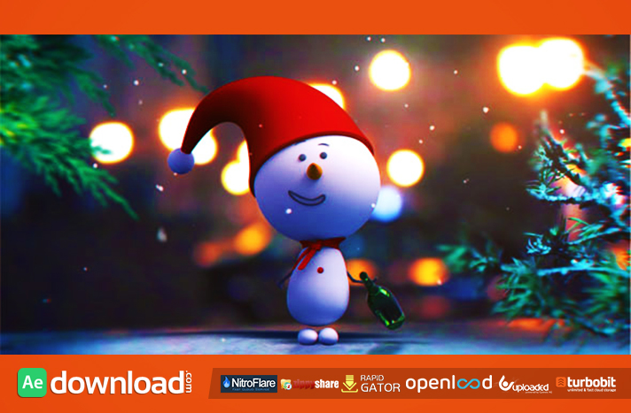 Snowman Intro free download (videohive template)