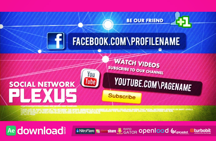 Social Network free download (videohive template)
