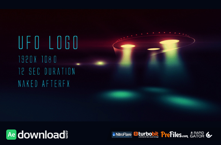 UFO logo Free Download After Effects Templates