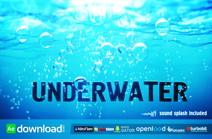 Underwater free after effects templates