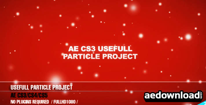 AE CS3 Useful Particle project Light