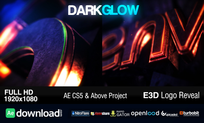 Dark Glow Logo Reveal