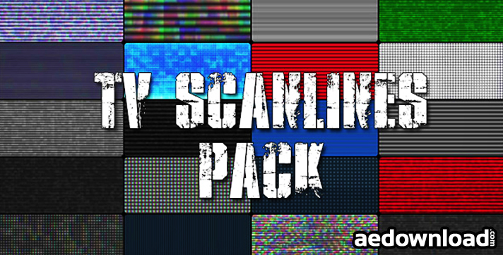 TV Scanlines with Distortion Overlays