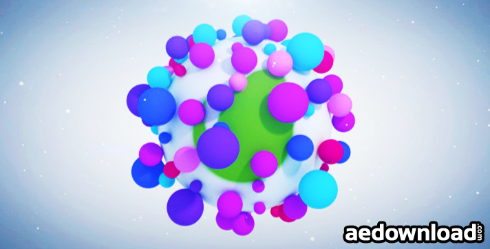 Vibrant Particles Logo Reveal