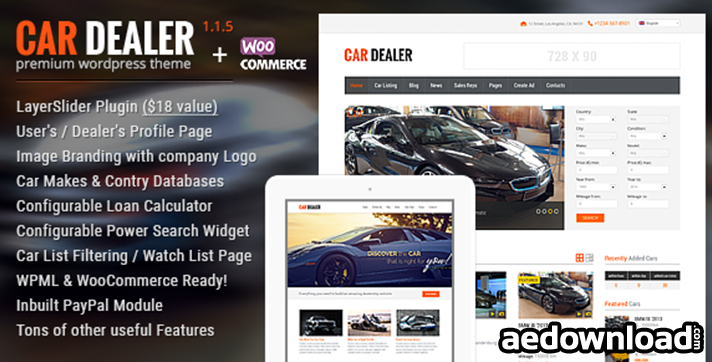 Car Dealer v1.1.7 – Auto Dealer Responsive WP Theme