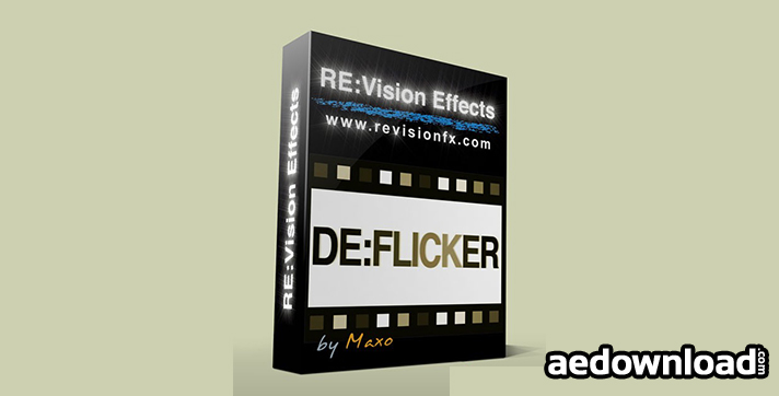 DE FLICKER V1.1.1 FOR AFTER EFFECTS (REVISIONFX)