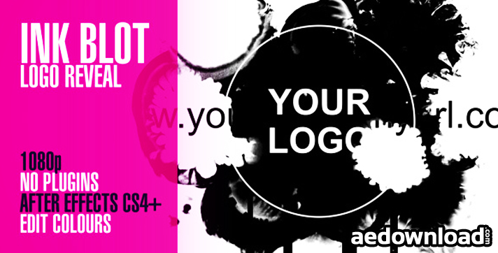 Videohive Ink Blot Logo Reveal 3129598